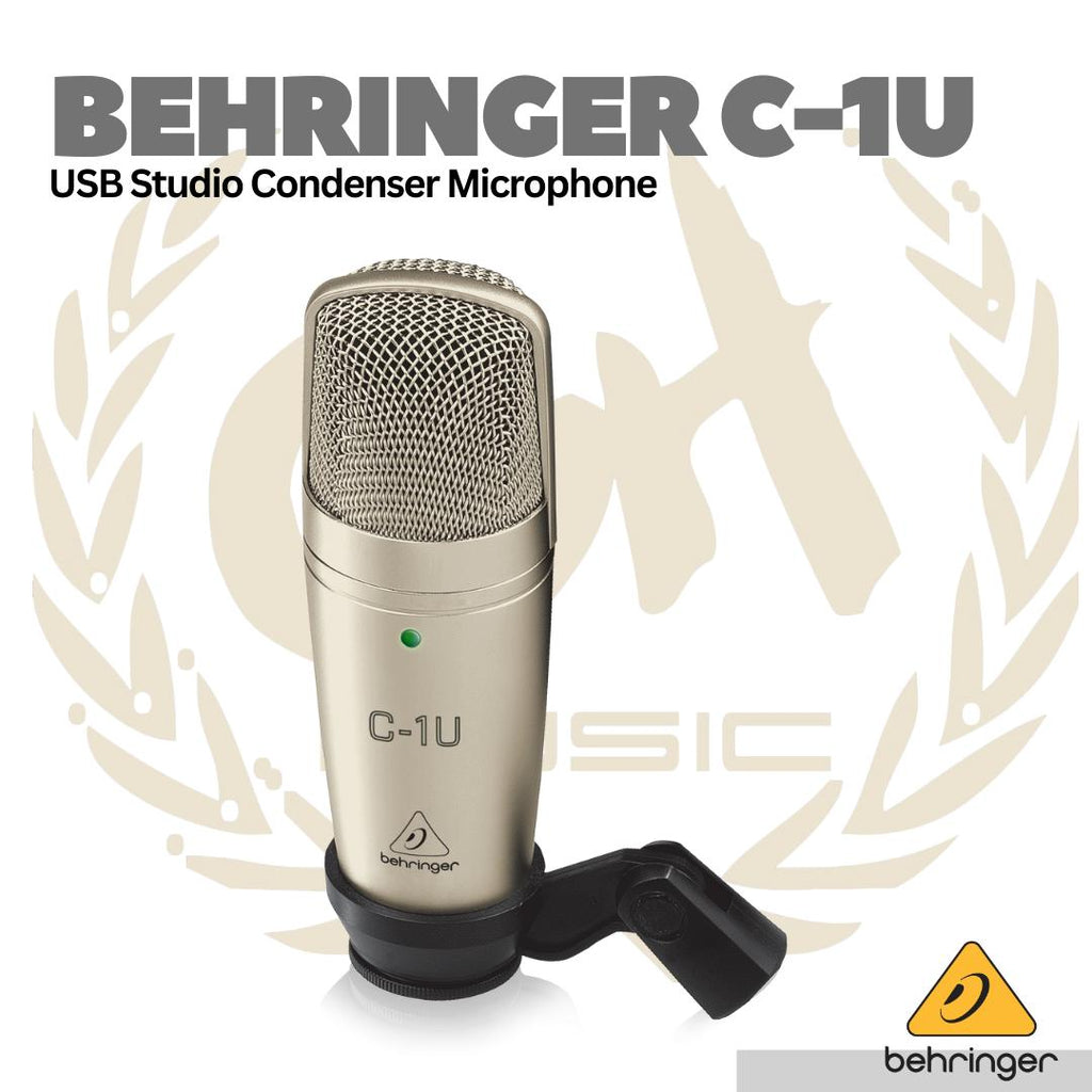 Behringer C-1U Studio Condenser USB Microphone - MIc Kondenser USB