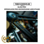 SPRINGLESS PRO MICROPHONE ARM STAND BROADCAST PODCAST RECORDING ZOOM