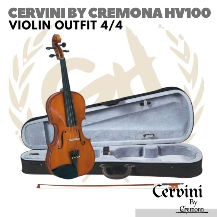 CREMONA HV100 VIOLIN OUTFIT 4/4 3/4 1/2 | Biola HV 100