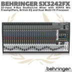 BEHRINGER EURODESK SX3242FX 32 Input 4 Bus Studio Live Audio Mixer