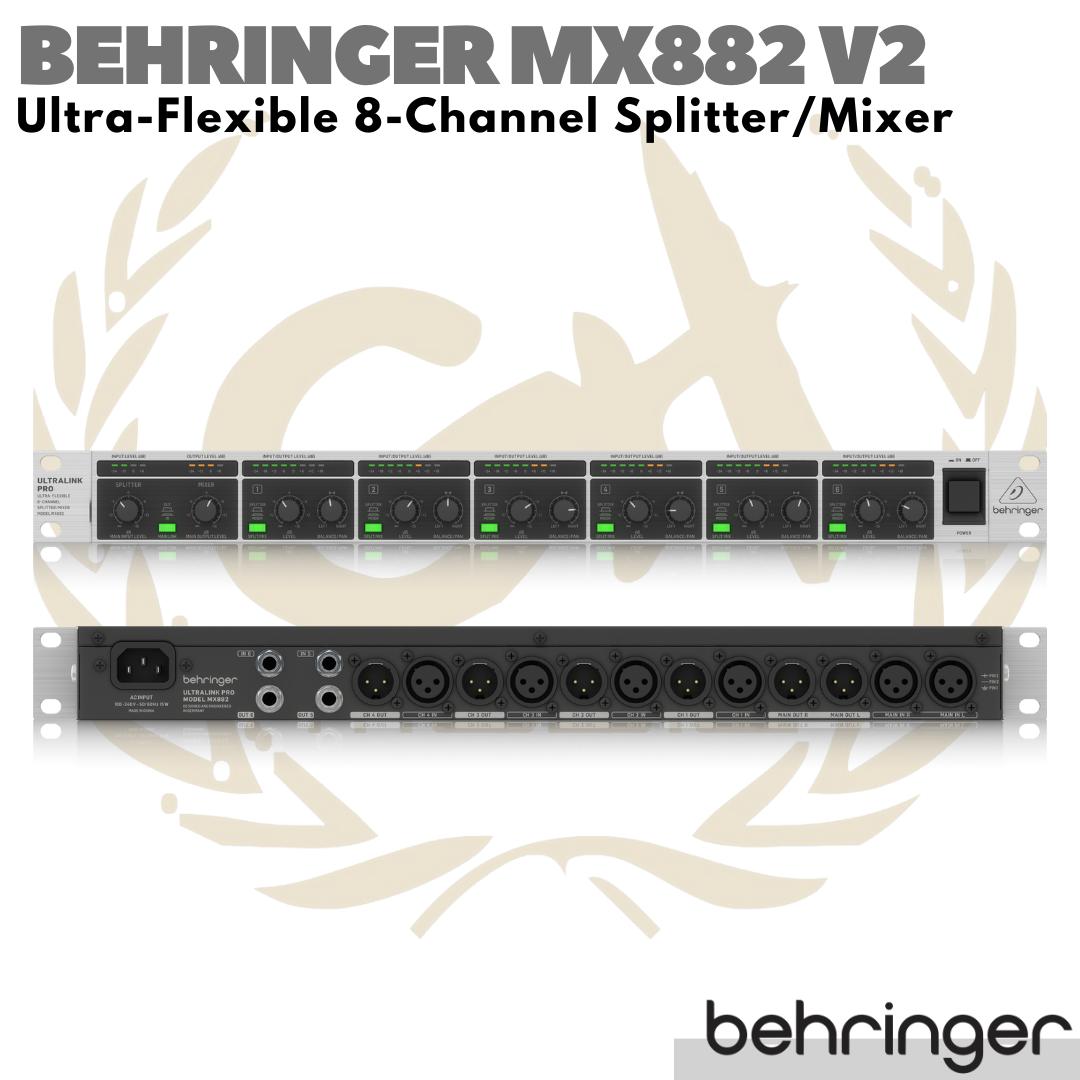 BEHRINGER ULTRALINK PRO MX882 V2 8 Channel Splitter / Mixer