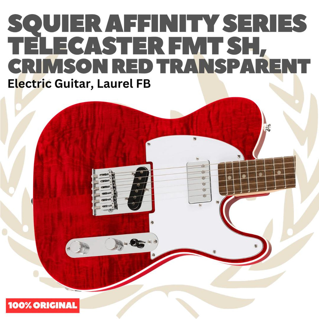 SQUIER Affinity Series Telecaster FMT SH Electric Guitar - Gitar Listrik Elektrik Flame Maple Top Original Asli
