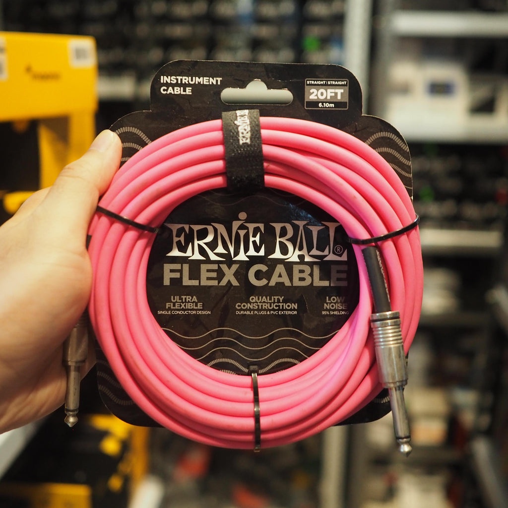 Ernie Ball Flex Instrument Cable - Kabel Jack Gitar Bass Instrumen Akai TS 6.5 Original