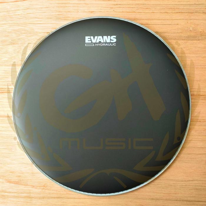 EVANS HYDRAULIC Black Coated Snare Drum Batter | 13 14 Inch Drumhead