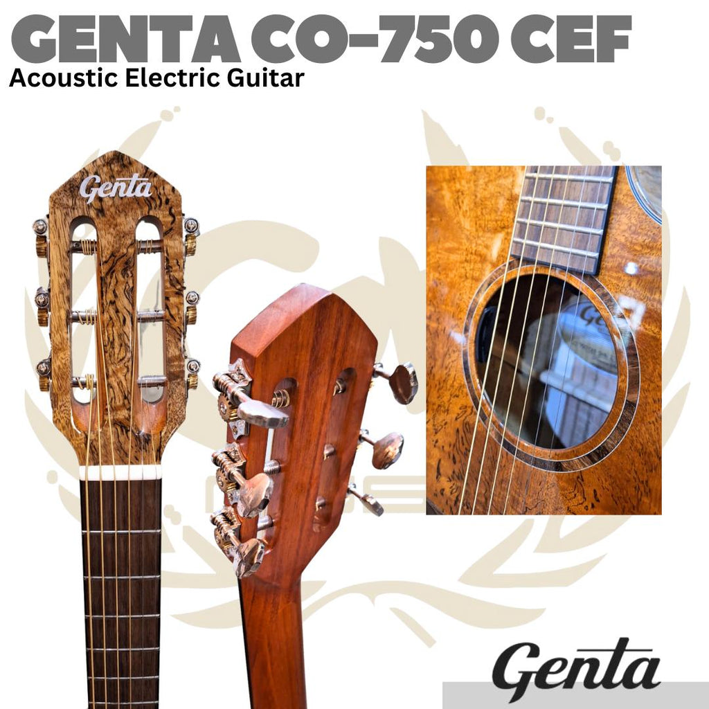 GENTA CO 750 CEF Acoustic Electric Guitar | Gitar Akustik Elektrik
