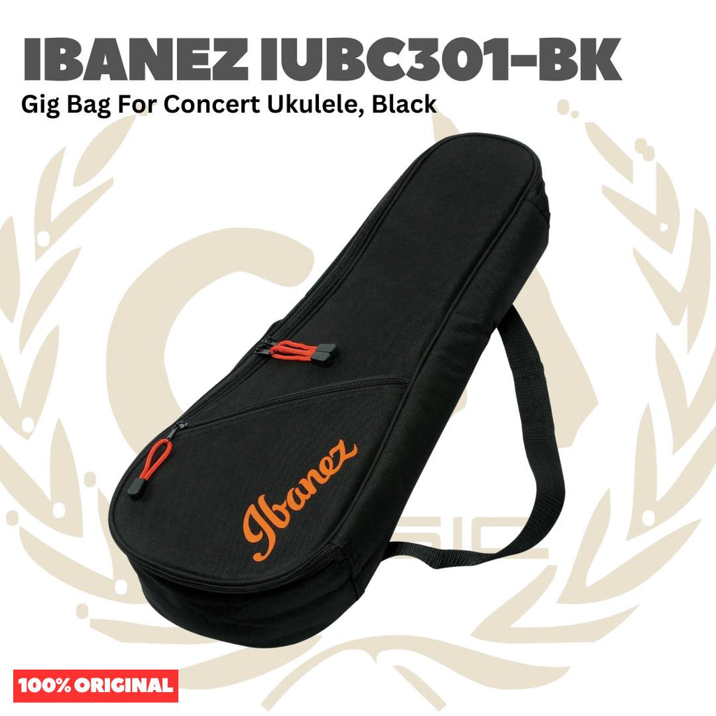 Ibanez IUBC301 Gig Bag For Concert Ukulele - Tas Ukulele