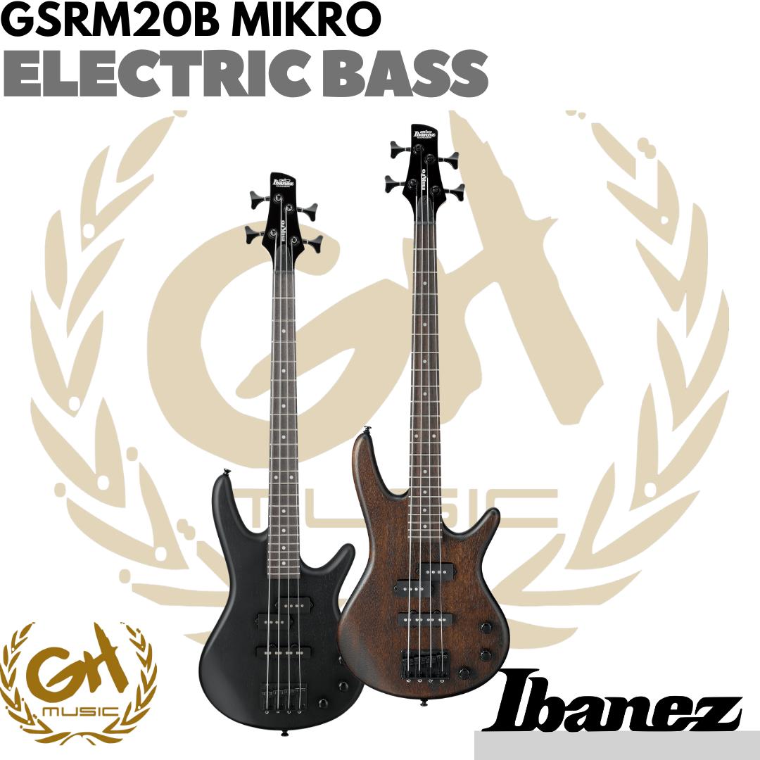 IBANEZ GSRM20B miKro Electric Bass - Bass Elektrik Mini