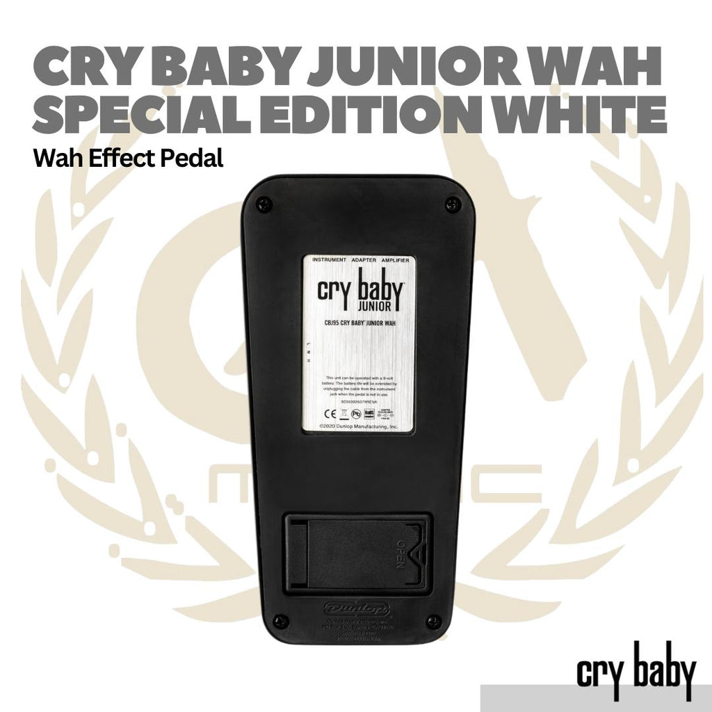 CRY BABY CBJ95SW JUNIOR WAH SPECIAL EDITION WHITE - Wah Efek Pedal