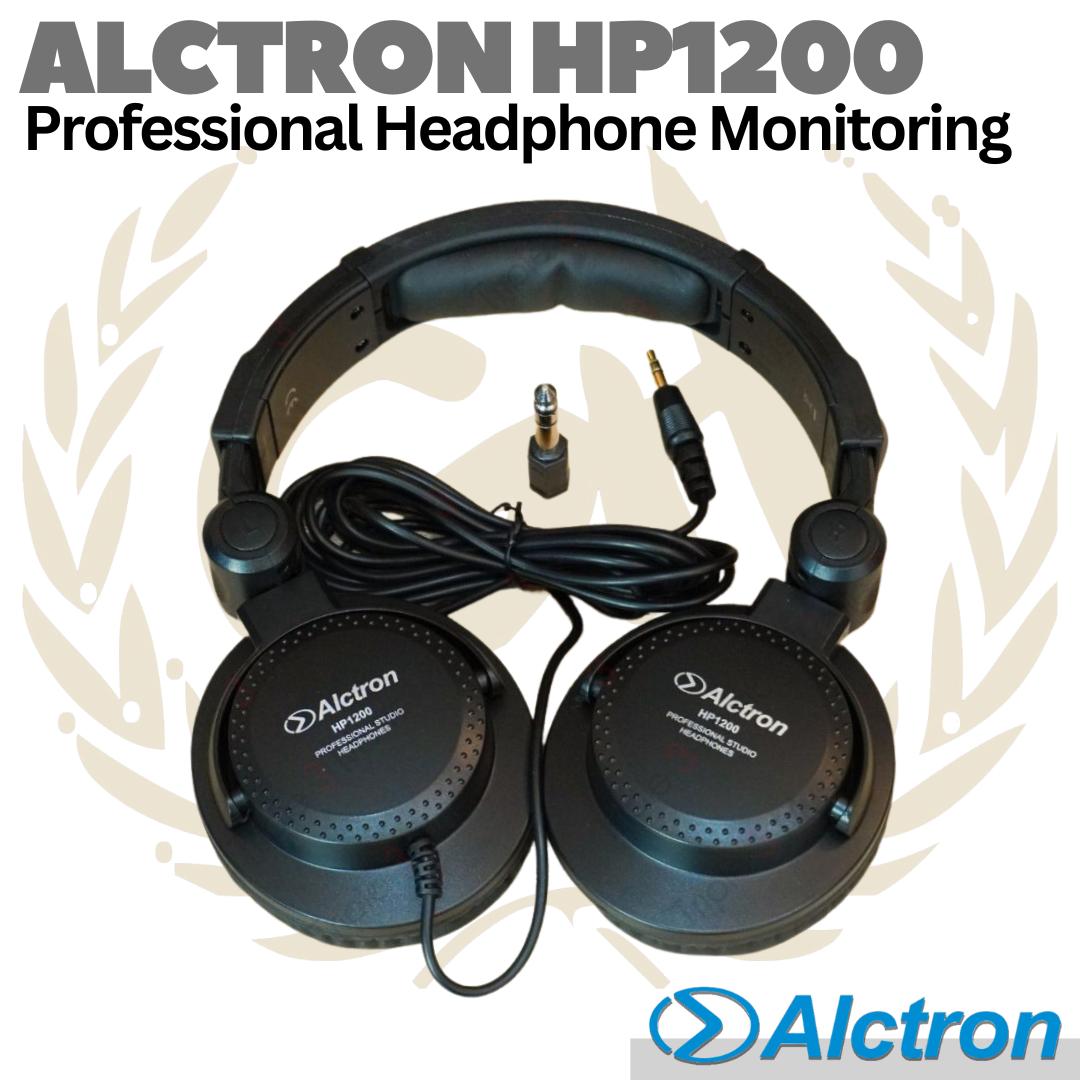 ALCTRON HP1200 Professional Headphone Monitoring | HP 1200 DJ Studio