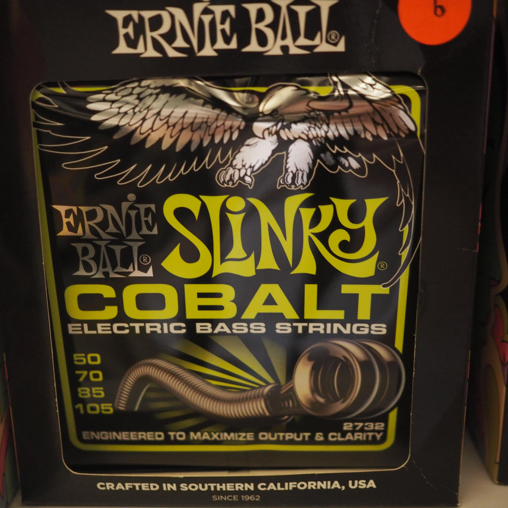 Ernie Ball 2732 Regular Slinky Cobalt Electric Bass Strings, 50-105