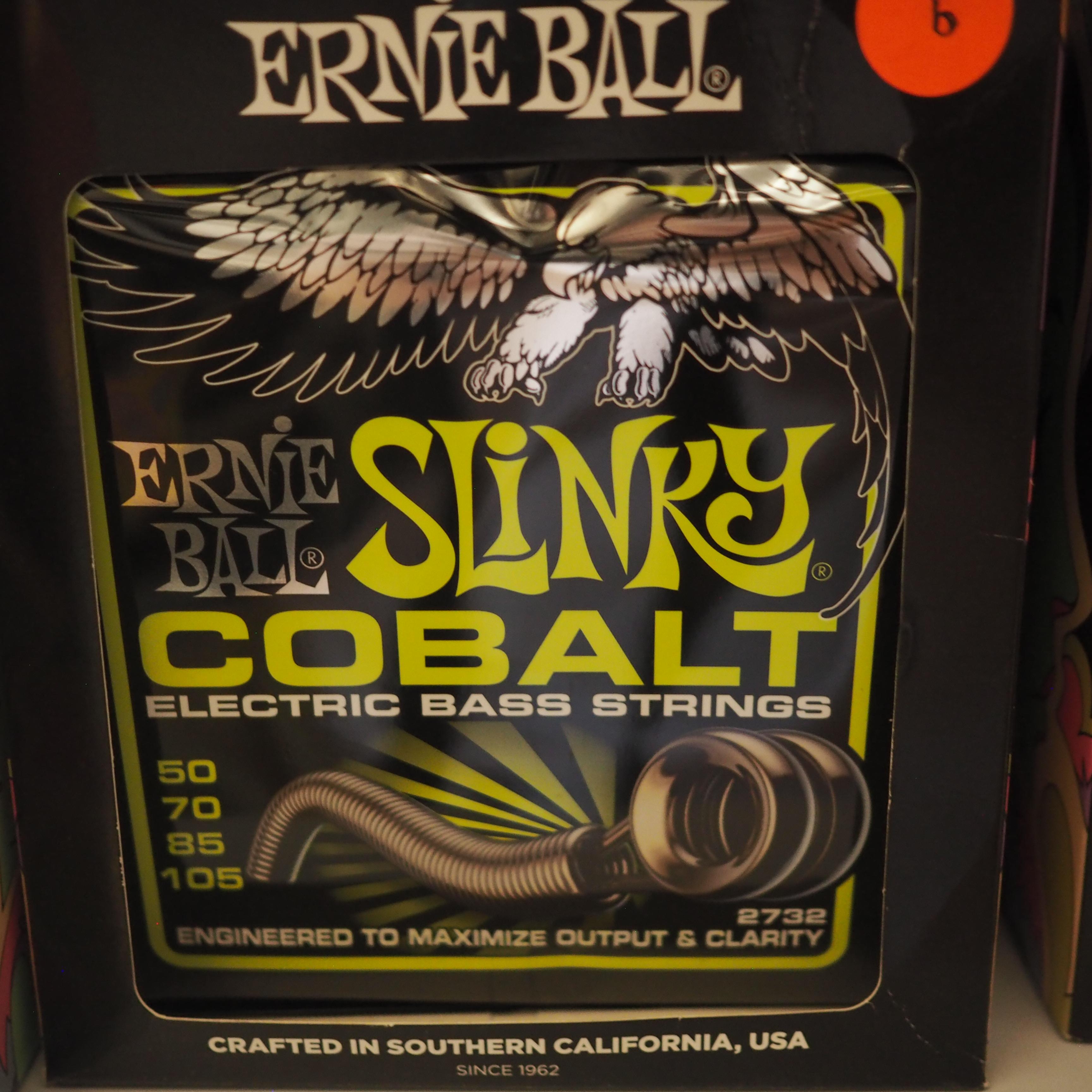 Ernie Ball 2732 Regular Slinky Cobalt Electric Bass Strings, 50-105