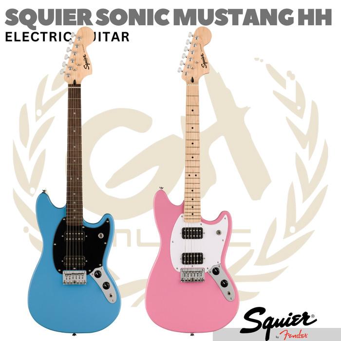SQUIER SONIC MUSTANG HH Electric Guitar | Gitar Listrik Elektrik - CALIFORNIA BLUE