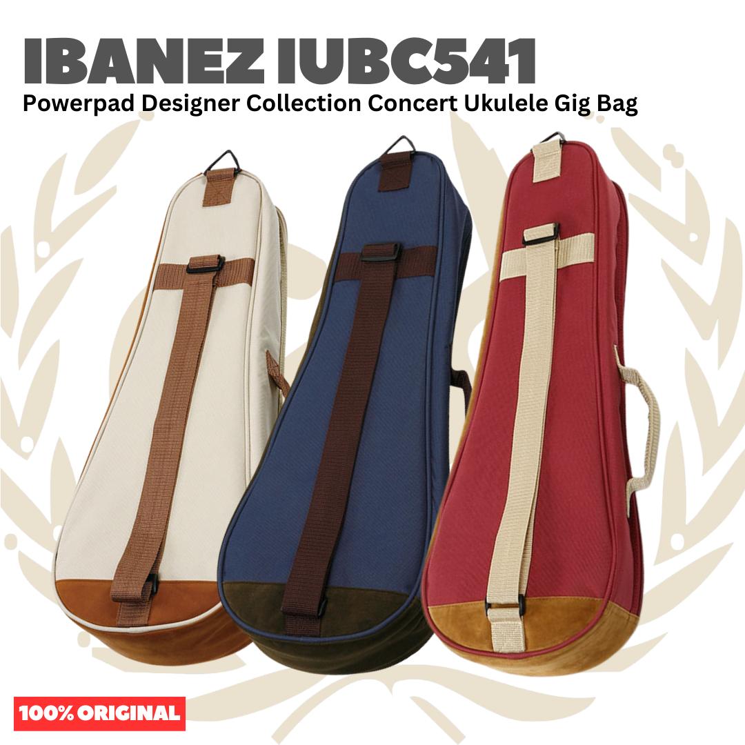 Ibanez IUBC541 Powerpad Designer Collection Gig Bag for Concert Ukulele - Tas Ukulele Concert Original Asli