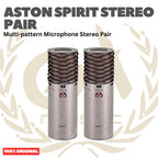 ASTON SPIRIT STEREO PAIR Multi-pattern Condenser Microphone Stereo Pair - Mic Kondensor Mik Sepasang Set Multipolar Mikrofon Original Asli