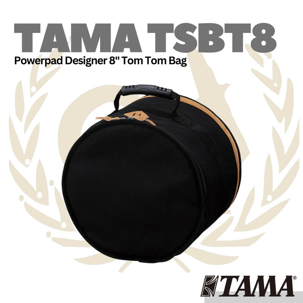 Tama TSBT8BK Powerpad Designer 8" Tom Bag - Tas Tom Drum