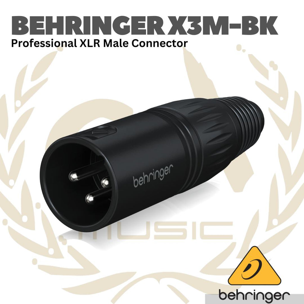 Behringer X3M Professional XLR Male Connector - Jack XLR Male 3 Pin X3-M