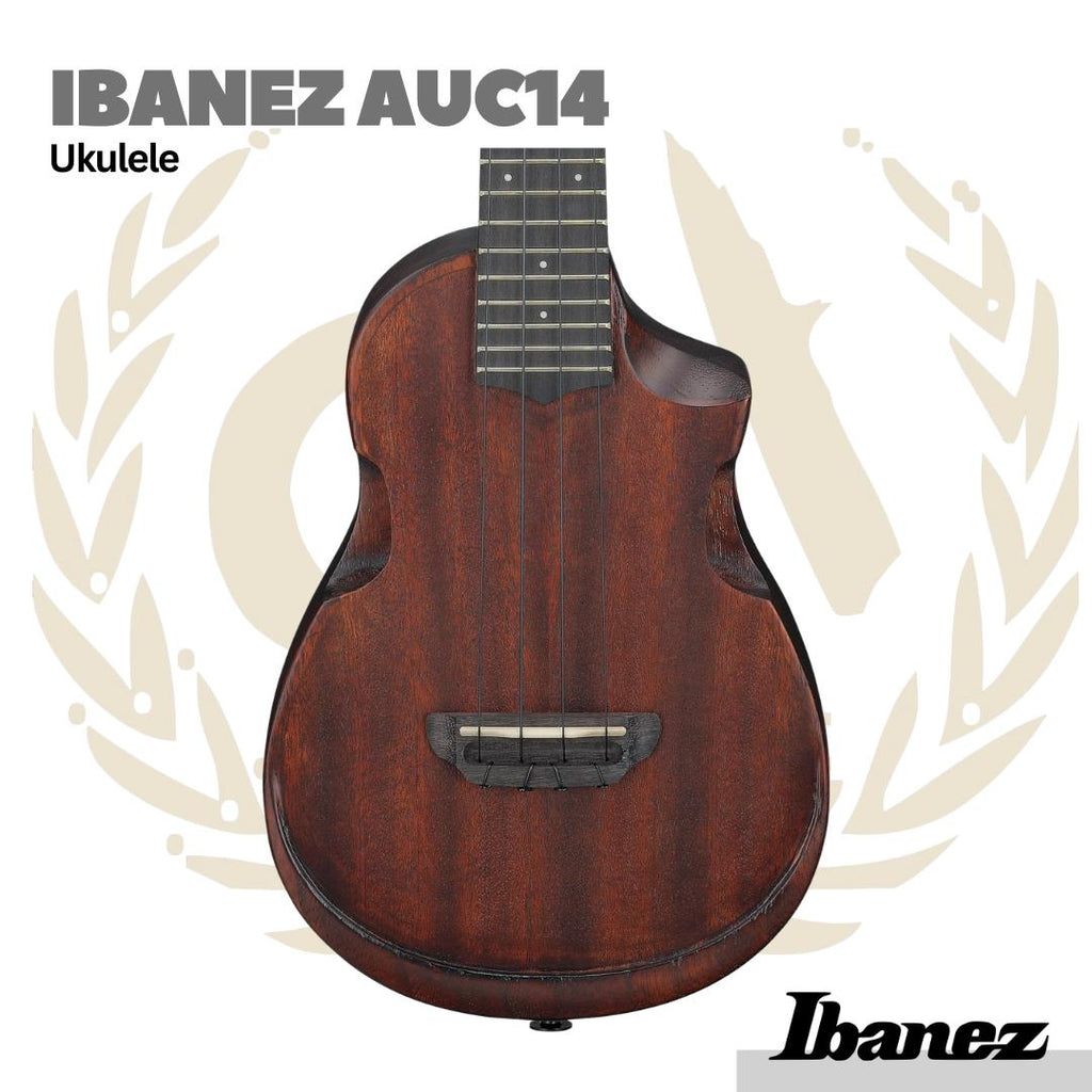 Ibanez AUC14 Ukulele w/Gig Bag - Gitar Lele