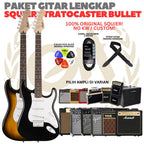 PAKET GITAR SQUIER STRATOCASTER BULLET Electric Gitar | GUITAR PACK