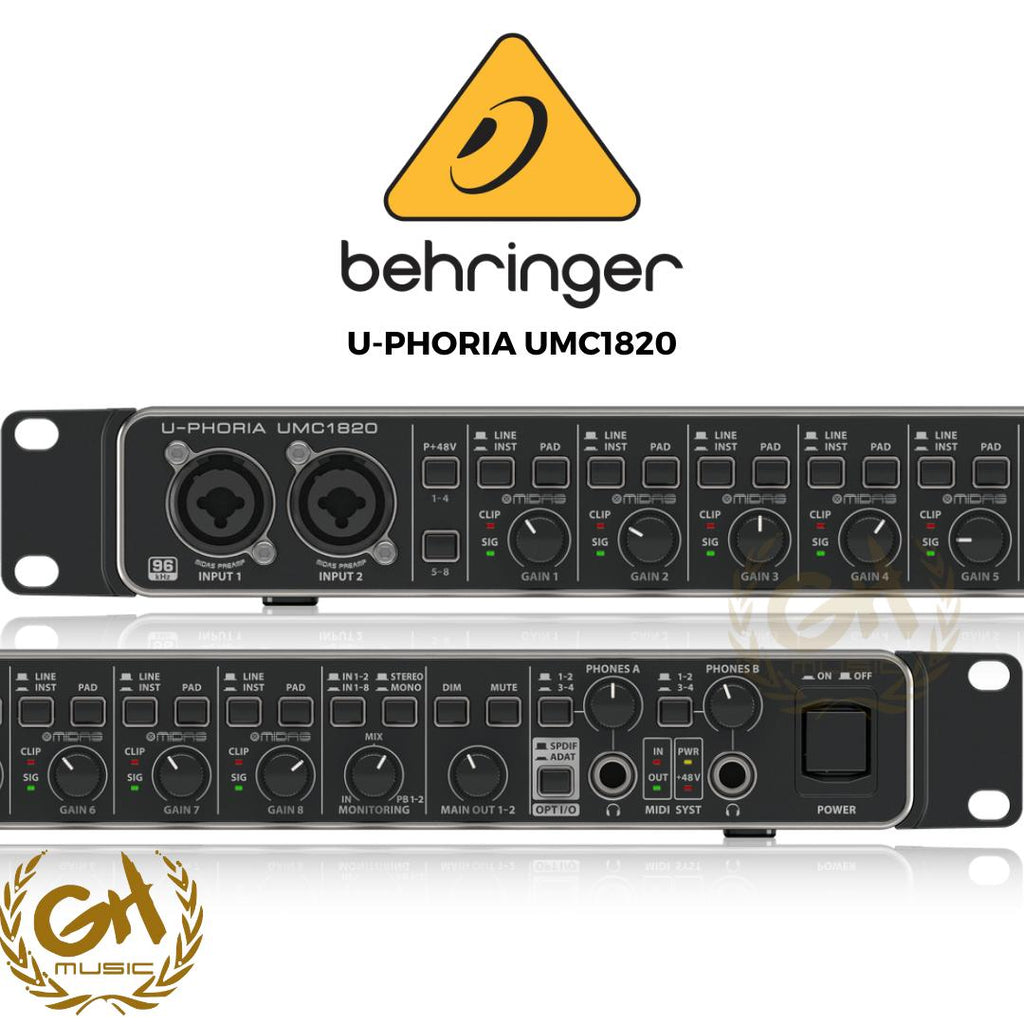 SOUNDCARD BEHRINGER U-PHORIA UMC1820 ORIGINAL