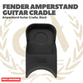 Fender Amperstand Guitar Cradle, Black - Stand Holder Gitar Aksesoris Meja Ampli