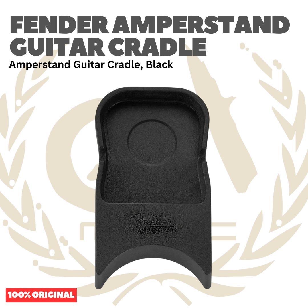 Fender Amperstand Guitar Cradle, Black - Stand Holder Gitar Aksesoris Meja Ampli