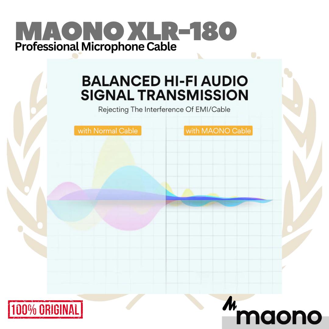 Maono XLR-180 Professional Microphone Cable | Kabel Mic XLR180