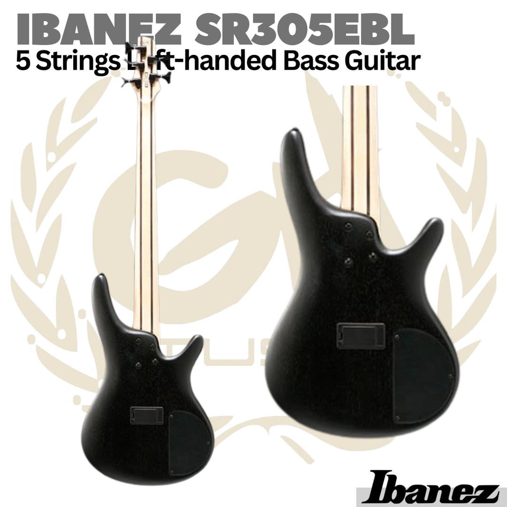 IBANEZ SR305EBL 5 Strings Left Handed Bass Guitar | Gitar Kidal Senar