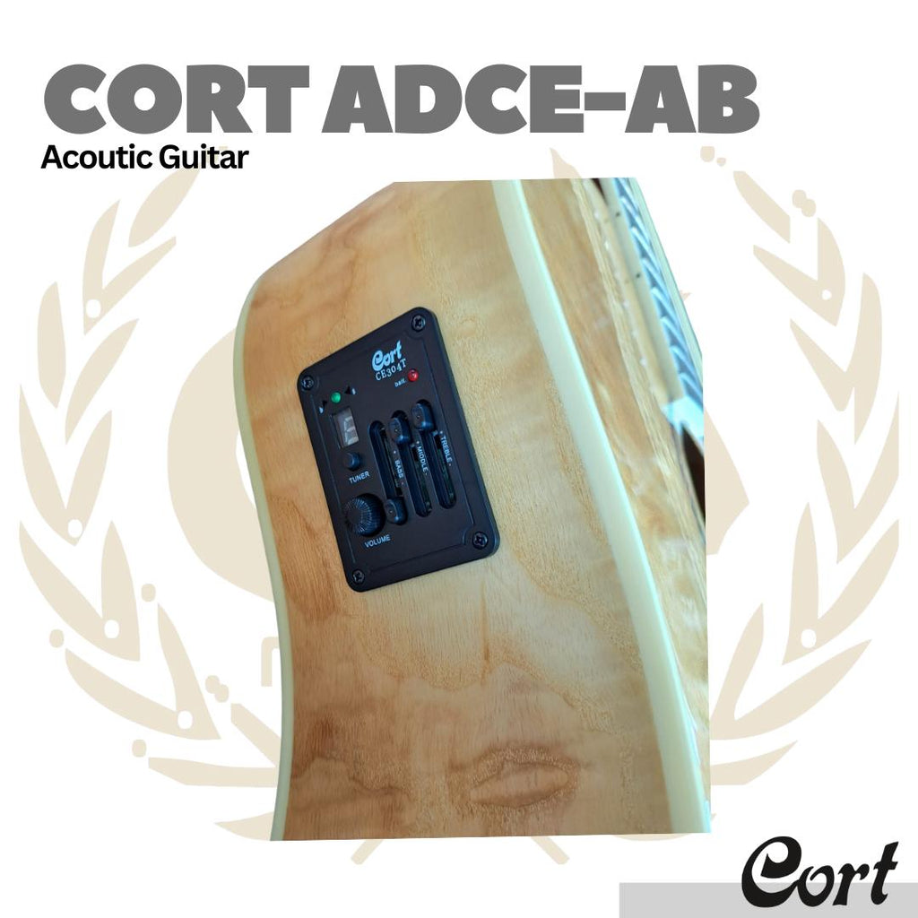 Cort ADCE-AB Acoustic Guitar - Gitar Akustik