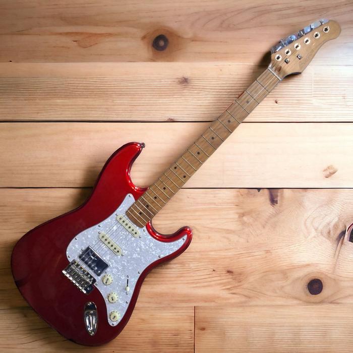 Scorpion JS20 Electric Guitar - Gitar Elektrik JS-20 - BK, GITAR ONLY