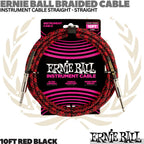 ERNIE BALL Braided Straight to Straight Instrument Kabel Jack