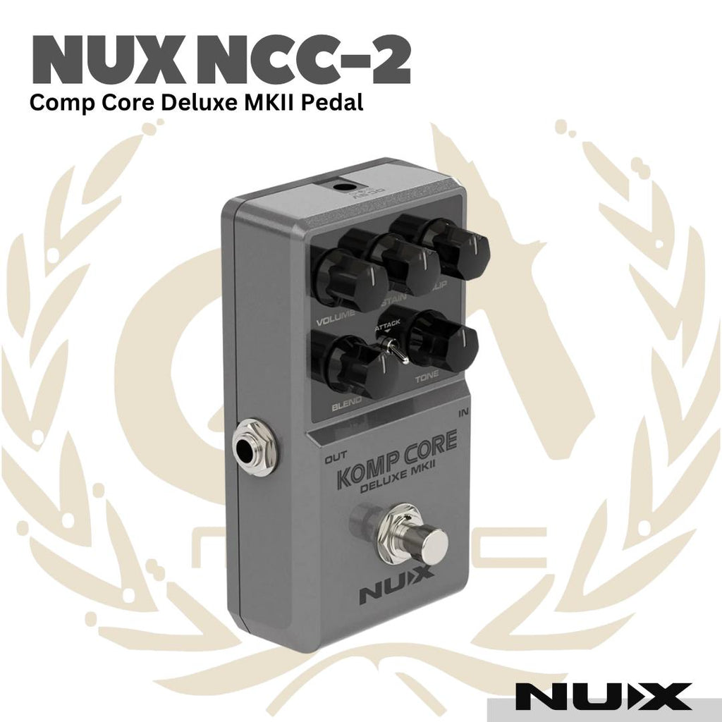 Nux NCC-2 Komp Core Deluxe MK II Compressor Pedal - Efek Pedal Gitar Bass NCC2