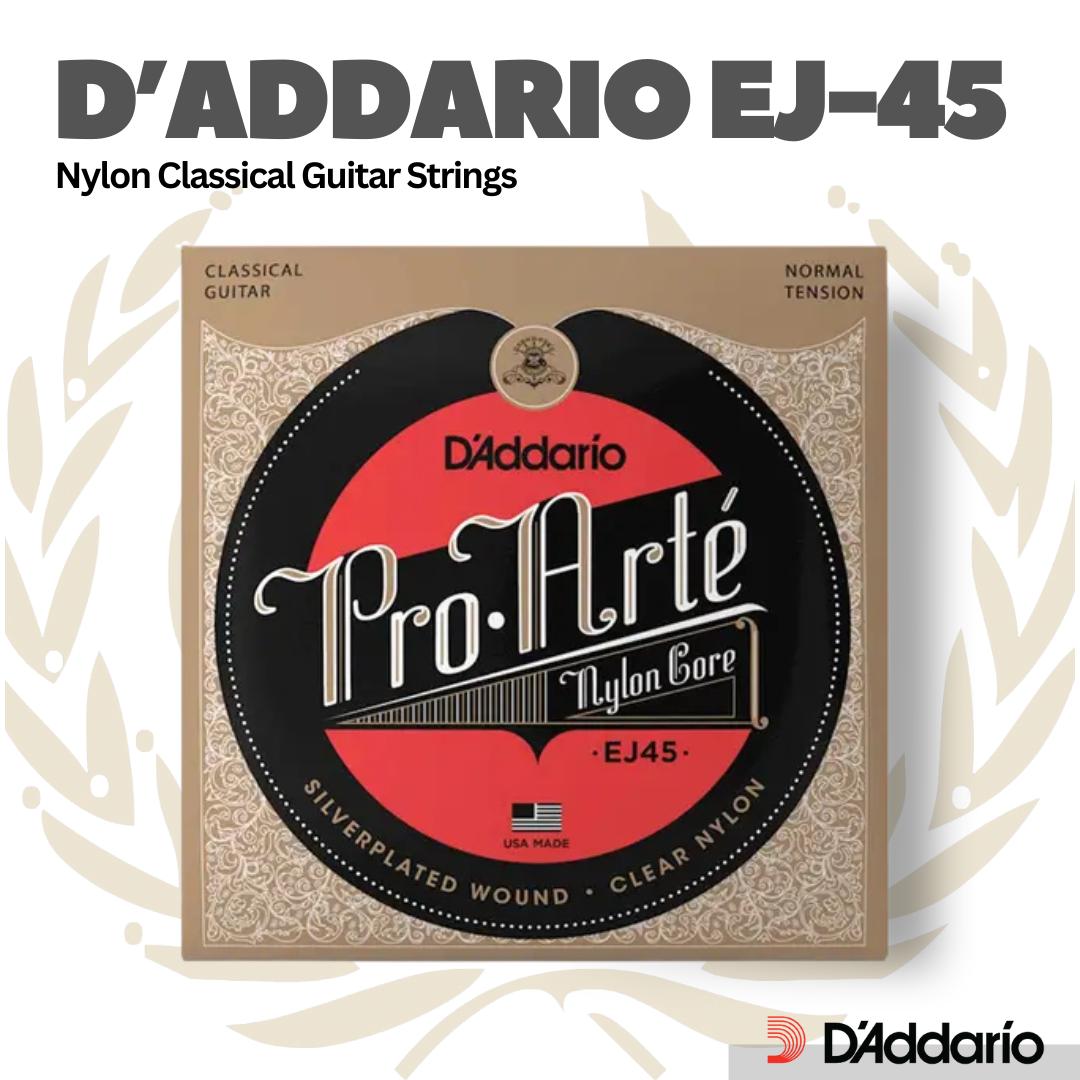 D’ADDARIO EJ45 PRO-ARTE NYLON CLASSICAL GUITAR STRINGS