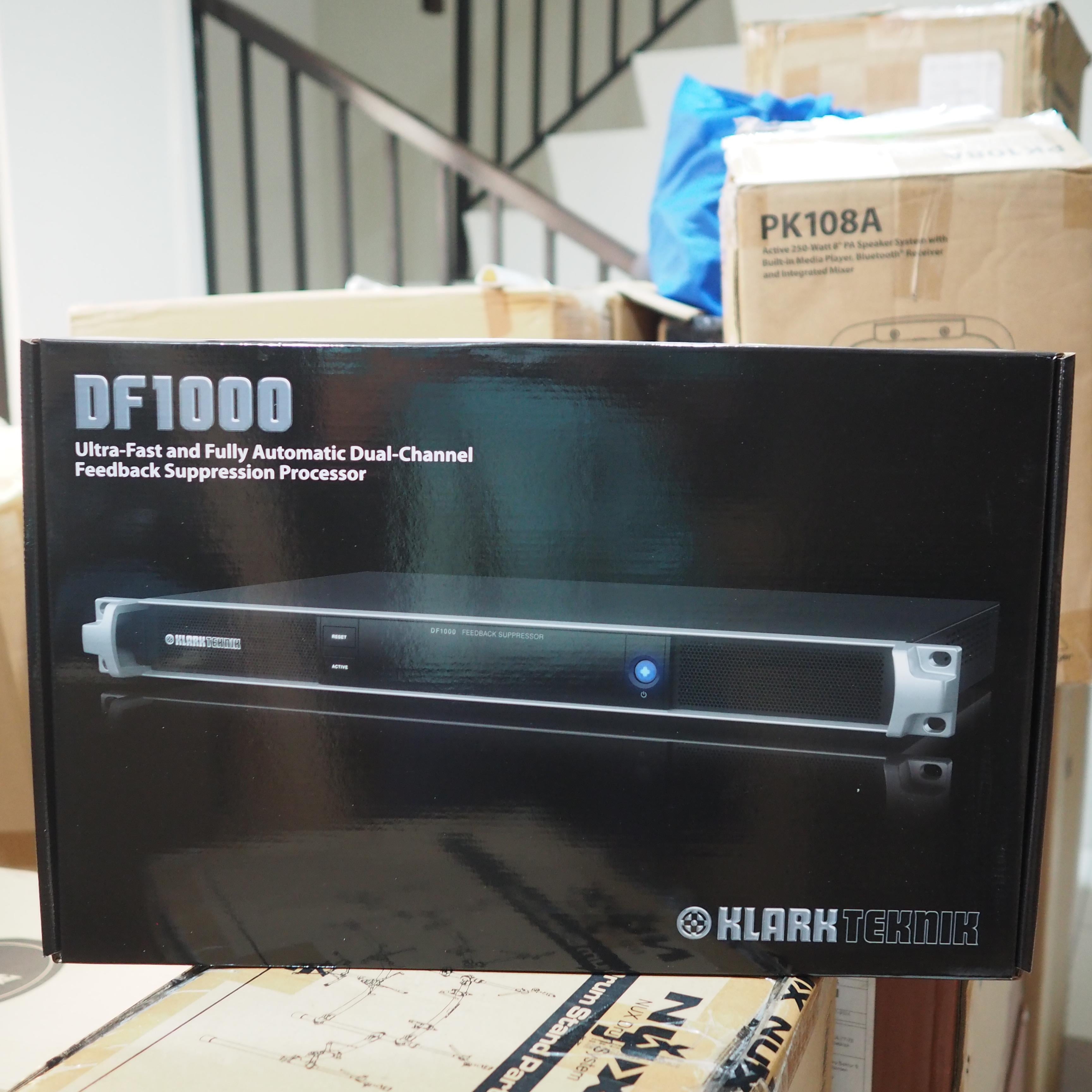 Klark Teknik DF1000 Ultra-Fast And Fully Automatic Dual-Channel Feedback Suppression Processor