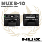 NUX B10 Vlog Wireless Lavalier Microphone System - B-10 Mic Clip On