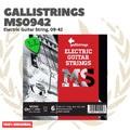 GALLISTRINGS MS0942 Electric Guitar Strings 09-42 - Senar Gitar Listrik Elektrik Galli Strings MS942 Original Asli