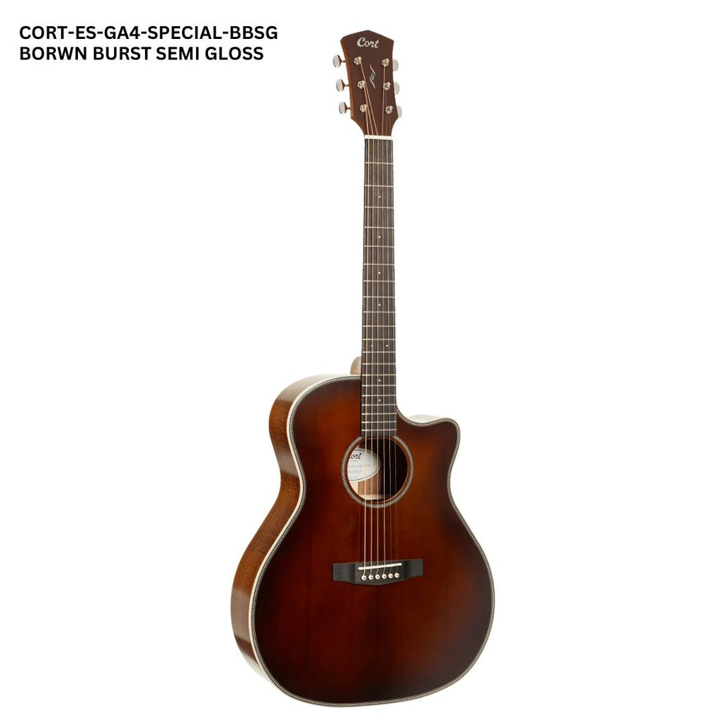 Cort ES-GA4 Special Enssence Series Acoustic Electric Guitar - Gitar Akustik dengan Preamp