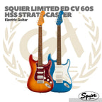 Squier Limited Edition Classic Vibe 60s Stratocaster HSS Electric Guitar, Laurel FB - Gitar Elektrik