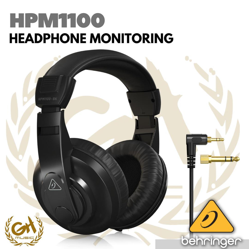 BEHRINGER HPM1100 Studio Monitoring Headphone Recording Podcast Gaming