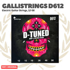 GALLISTRINGS D612 Electric Guitar Strings D-Tuned, 12-58 - Senar Gitar Listrik Elektrik Galli Strings Drop-C Drop-D Original Asli