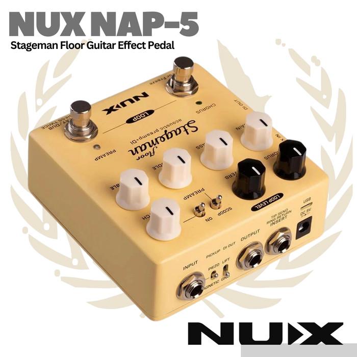 NUX Stageman Floor NAP5 Guitar Effect Pedal - Efek Gitar NAP-5