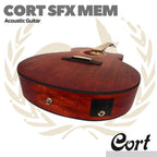 Cort SFX-MEM-OP Acoustic Guitar w/Bag - Gitar Akustik