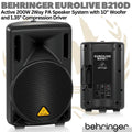 BEHRINGER EUROLIVE B210D Active 2 Way 10" PA Speaker System | Aktif