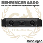BEHRINGER A800 800 Watt Reference Class Power Amplifier | Ampli Spiker