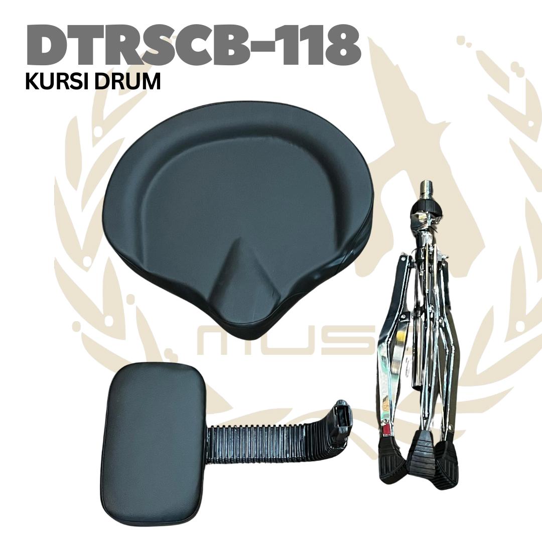 Kursi Drum DTRSCB-118 Drum Throne with Back Rest | Bangku Drum Senderan Sandaran DTRSCB118