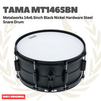 TAMA MT1465BN Metalworks 14x6.5inch Black Nickel Hardware Steel Snare Drumn- Senar Drum