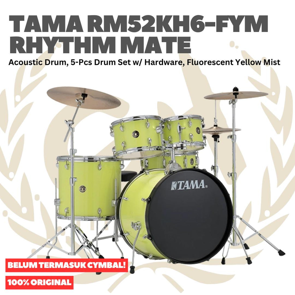 TAMA RM52KH6 Rhythm Mate 5-Piece Drum Set w/Hardware - Akustik Drum Set Original