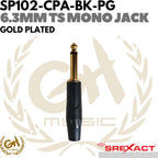 SREXACT 6.3mm TS Mono Jack - 6.5mm Akai Toa Instrumen Unbalanced 1/4"