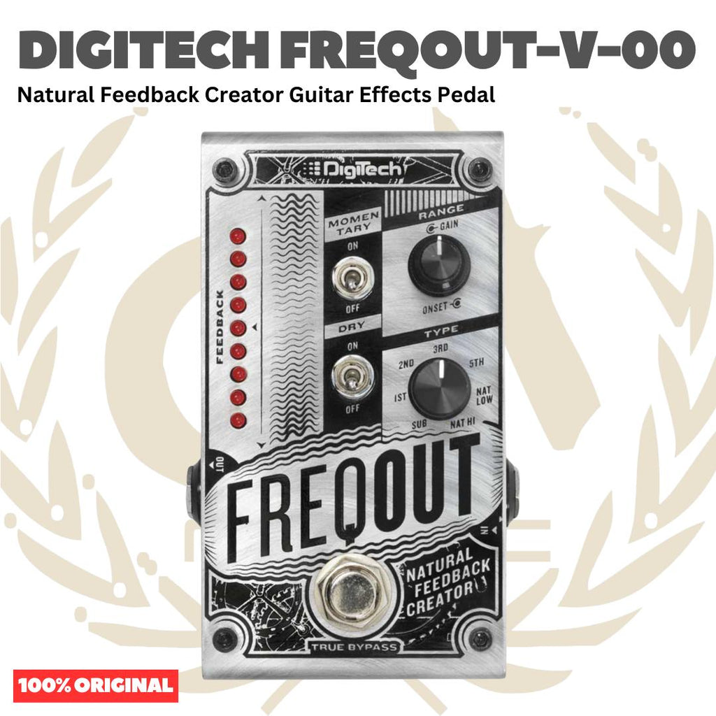 DIGITECH FREQOUT-V-00 Natural Feedback Creator Guitar Effects Pedal - Efek Pedal Gitar Bass Original Asli