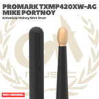 PROMARK TXMP420XW-AG Mike Portnoy ActiveGrip Hickory Stick Drum - Stik Drum Original Asli