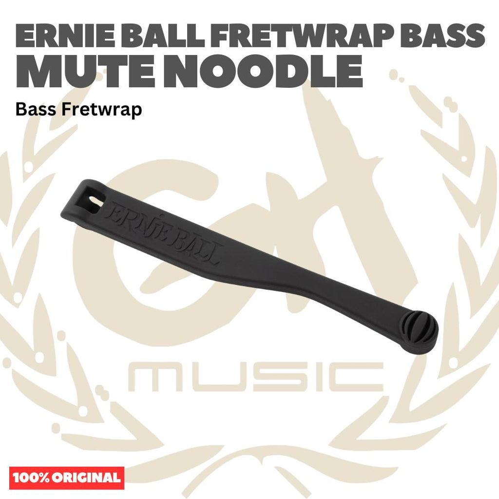 Ernie Ball Fretwrap Bass Mute Noodle - Bass Gitar Dampener Peredam Senar